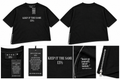 SIGNATURE ZIP-HEM TEE-BLACK