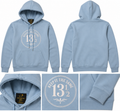 WOMEN'S SIGNATURE CREST HOODIE-SKY BLUE