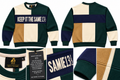 COLORBLOCK COMPOSURE CREWNECK-FOREST